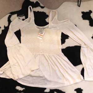 NWT American Rag Cream long sleeve top